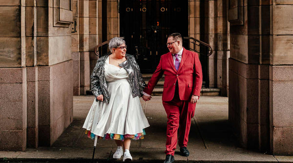 Walking Down the Aisle with Cool Crutches: Gillian's Wedding Day