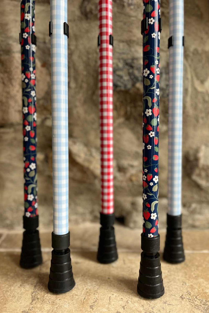 Blue Gingham Crutches