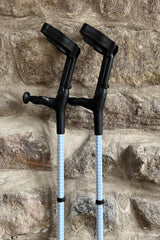 Blue Gingham Crutches