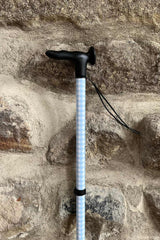 Blue Gingham Walking Stick