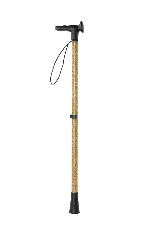 Gold Glitter Walking Stick