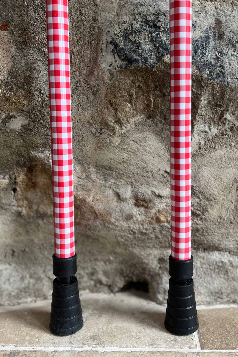 Red Gingham Crutches