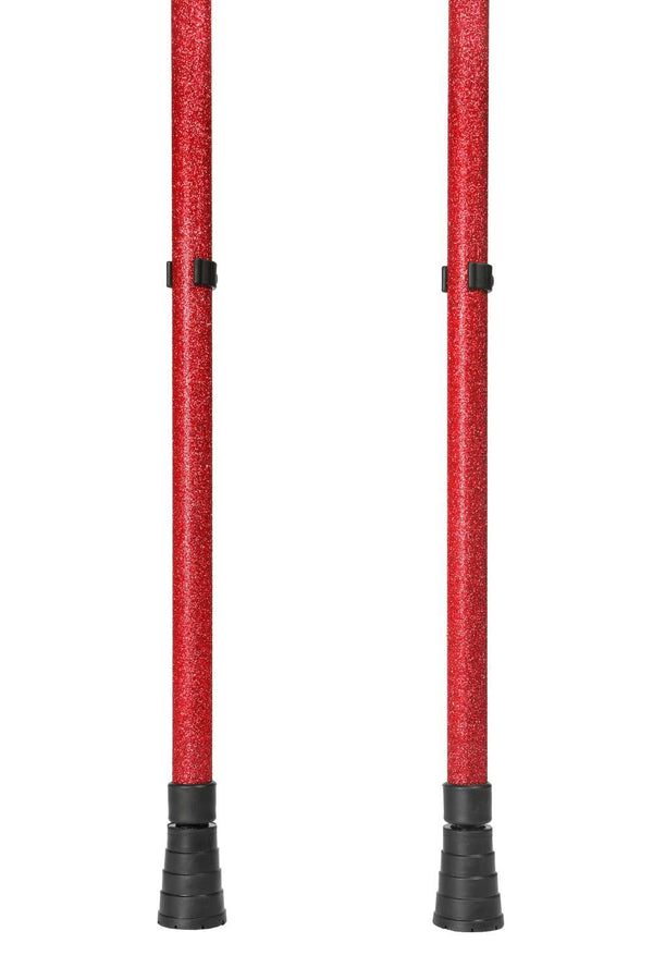 Red Glitter Crutches