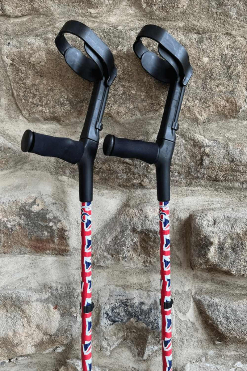 Union Jack Crutches