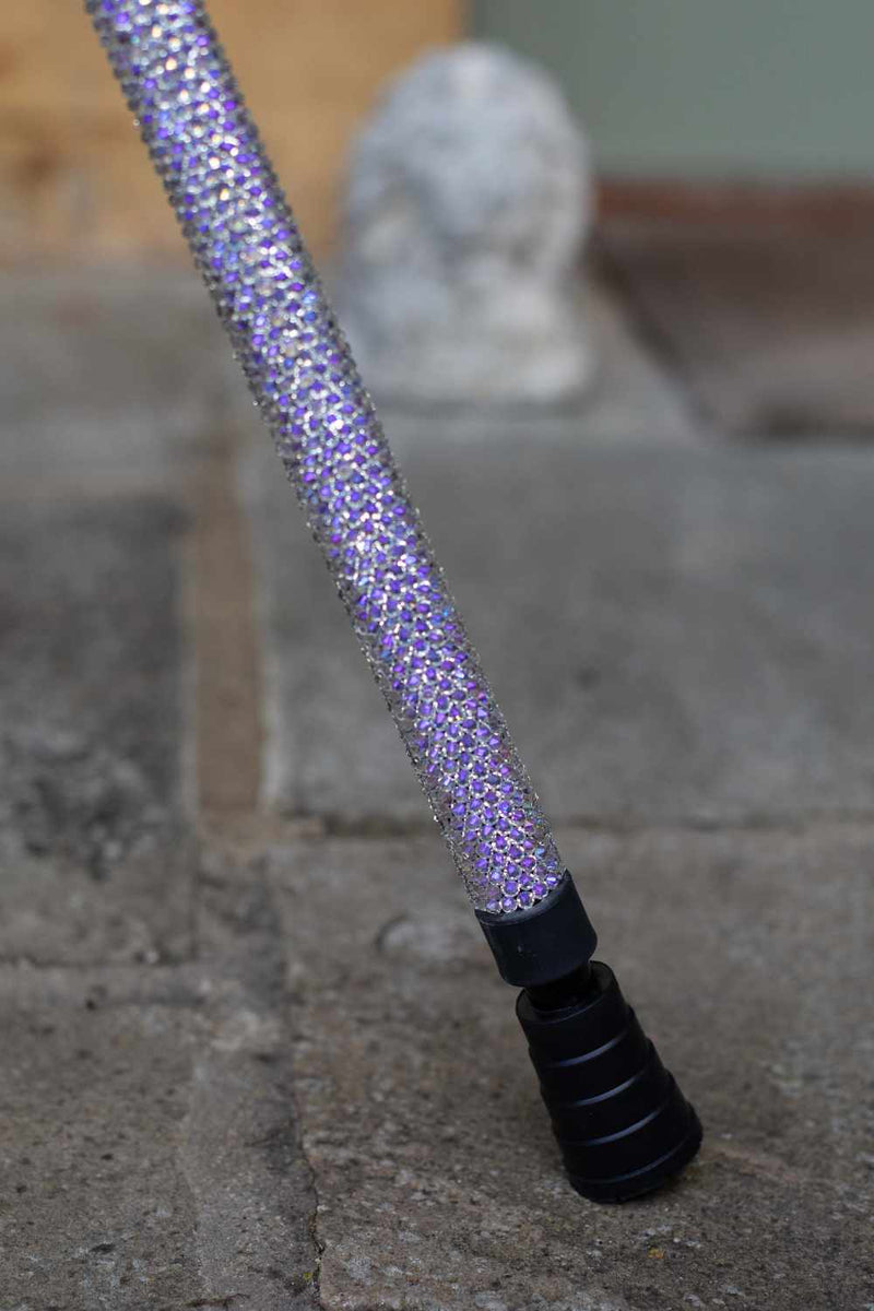 Purple Silver Diamanté, Walking Sticks