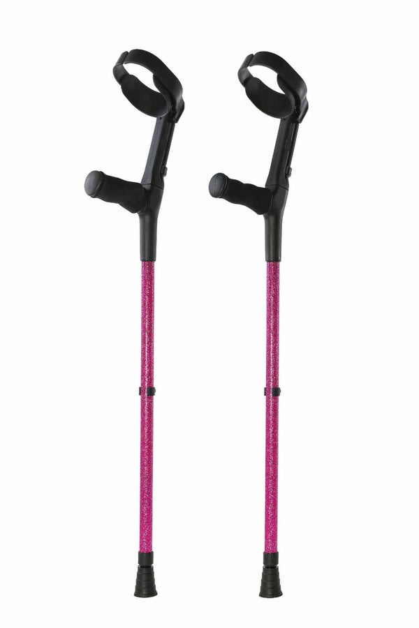 Pink Glitter Crutches-Crutch-Cool Crutches