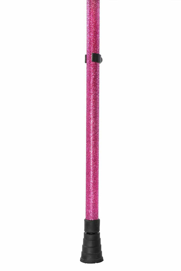 Pink Glitter Walking Stick-Walking Stick-Cool Crutches